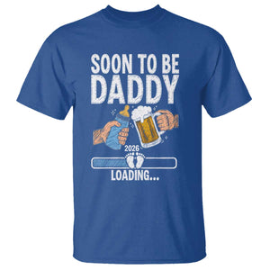 Dad to Be 2026 T Shirt Promoted To Daddy Beer Lover New Baby Gift
