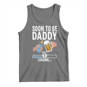 Dad to Be 2026 Tank Top Promoted To Daddy Beer Lover New Baby Gift