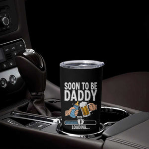 Dad to Be 2026 Tumbler Cup Promoted To Daddy Beer Lover New Baby Gift