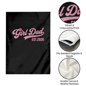 Soon to Be Daddy of Baby Girl 2026 Garden Flag Promoted to Daddy New Dad