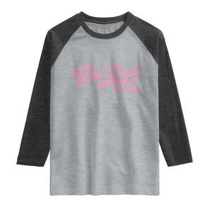 Soon to Be Daddy of Baby Girl 2026 Raglan Shirt Promoted to Daddy New Dad