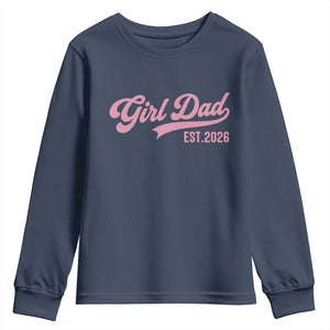 Soon to Be Daddy of Baby Girl 2026 Youth Sweatshirt Promoted to Daddy New Dad
