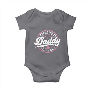 Promoted To Daddy It's A Girl Baby Onesie Funny Pregnancy Reveal