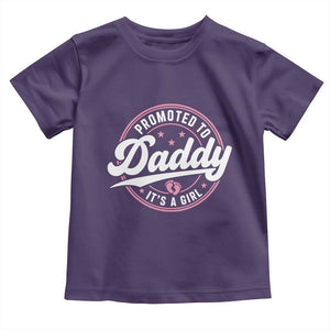 Promoted To Daddy It's A Girl Toddler T Shirt Funny Pregnancy Reveal