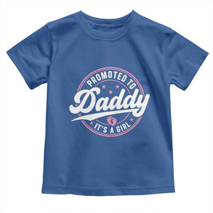Promoted To Daddy It's A Girl Toddler T Shirt Funny Pregnancy Reveal