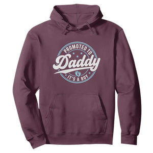 Promoted To Daddy It's A Boy Hoodie Funny Pregnancy Reveal