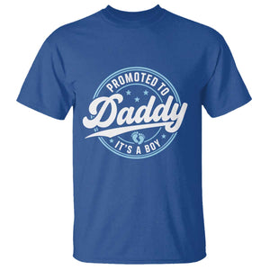 Promoted To Daddy It's A Boy T Shirt Funny Pregnancy Reveal