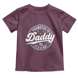 Promoted To Daddy It's A Boy Toddler T Shirt Funny Pregnancy Reveal