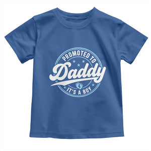 Promoted To Daddy It's A Boy Toddler T Shirt Funny Pregnancy Reveal