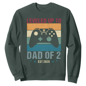 Dad Level Unlocked Sweatshirt Funny New Dad Gaming Father's Day Gift