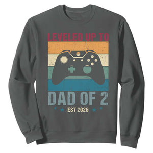 Dad Level Unlocked Sweatshirt Funny New Dad Gaming Father's Day Gift