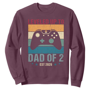 Dad Level Unlocked Sweatshirt Funny New Dad Gaming Father's Day Gift