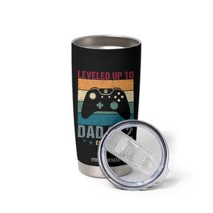 Dad Level Unlocked Tumbler Cup Funny New Dad Gaming Father's Day Gift TS14 Print Your Wear