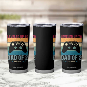 Dad Level Unlocked Tumbler Cup Funny New Dad Gaming Father's Day Gift TS14 Print Your Wear