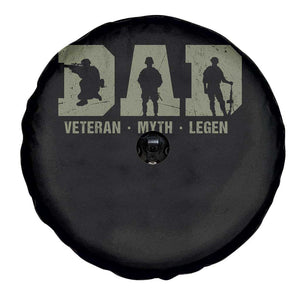 Dad Veteran Myth Legend Dad Military Father Gift Spare Tire Cover TS14 Print Your Wear