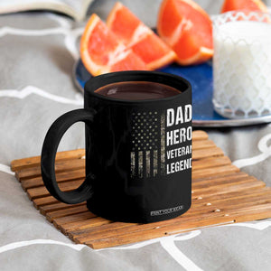 Dad Hero Veteran Legend Camouflage Father's Day Coffee Mug TS14 Print Your Wear