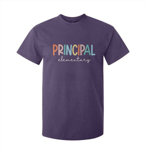 Boho Retro Vintage Elementary Principal Back to School T Shirt For Kid TS14 Purple Print Your Wear