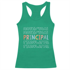 Boho Retro Vintage Principal Back to School Racerback Tank Top TS14 Irish Green Print Your Wear