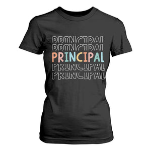 Boho Retro Vintage Principal Back to School T Shirt For Women TS14 Black Print Your Wear