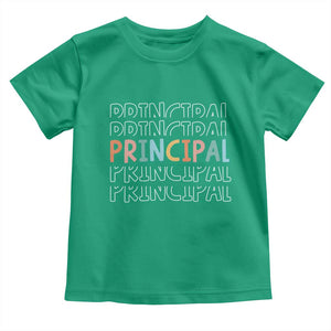 Boho Retro Vintage Principal Back to School Toddler T Shirt TS14 Irish Green Print Your Wear