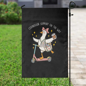 Counselor Support On The Way Garden Flag Silly Goose School Counselor TS14 Print Your Wear