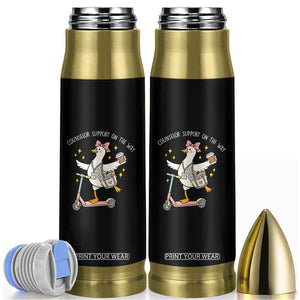 Counselor Support On The Way Bullet Tumbler Silly Goose School Counselor TS14 Black Print Your Wear