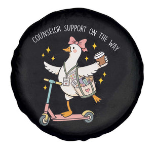 Counselor Support On The Way Spare Tire Cover Silly Goose School Counselor TS14 Print Your Wear