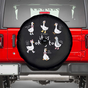 Silly Goose It is Okay to Mental Health Spare Tire Cover Counselor Special Education TS14 Black Print Your Wear