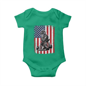 Patriotic Racing Car American Flag Race Baby Onesie TS14 Irish Green Print Your Wear