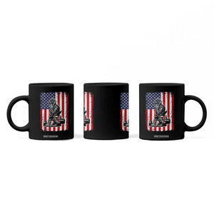 Patriotic Racing Car American Flag Race Coffee Mug TS14 Print Your Wear