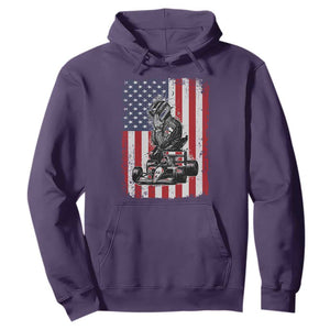 Patriotic Racing Car American Flag Race Hoodie TS14 Purple Print Your Wear