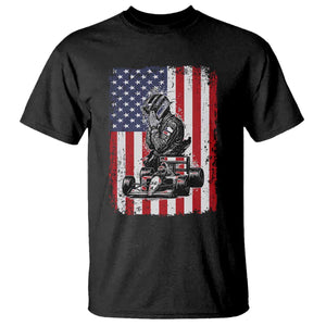 Patriotic Racing Car American Flag Race T Shirt TS14 Black Print Your Wear