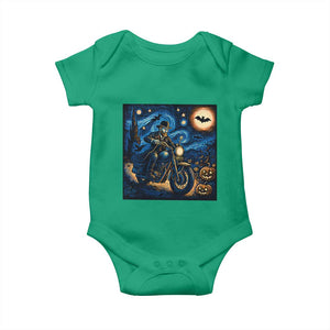 Dirt Bike Baby Onesie Van Gogh Starry Night Halloween Biker TS14 Irish Green Print Your Wear