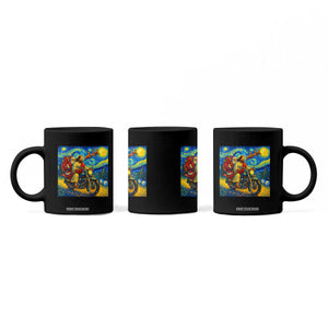Dirt Bike Motocross Coffee Mug Jesus Santa Christmas Starry Night TS14 Print Your Wear
