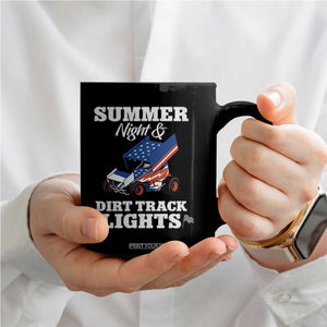 Sprint Car Racing Coffee Mug Summer Nights And Dirt Track Lights TS14 Print Your Wear