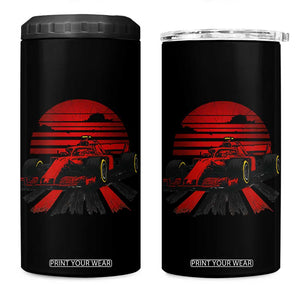 Racing Car Red Speed Motorsport 4 in 1 Can Cooler Tumbler TS14 One Size: 16 oz Black Print Your Wear