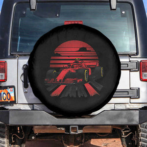 Racing Car Red Speed Motorsport Spare Tire Cover TS14 No hole Black Print Your Wear