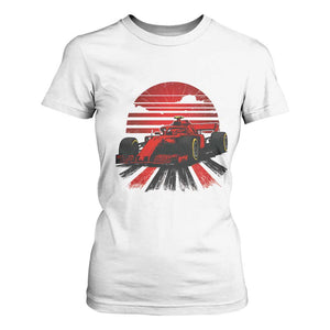 Racing Car Red Speed Motorsport T Shirt For Women TS14 White Print Your Wear