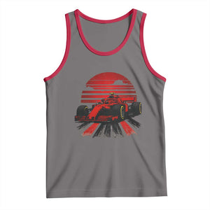 Racing Car Red Speed Motorsport Tank Top TS14 Deep Heather Red Print Your Wear
