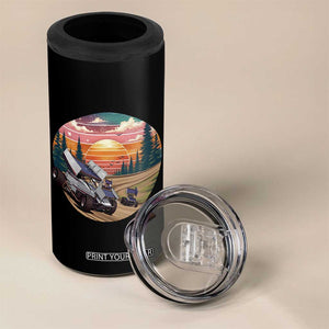 Sprint Car Dirt Track Racing Sunset Motorsports 4 in 1 Can Cooler Tumbler TS14 Print Your Wear