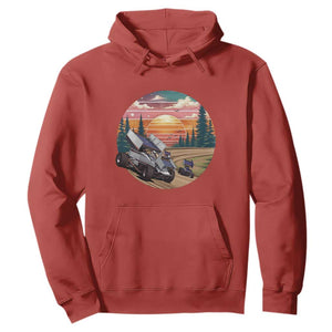 Sprint Car Dirt Track Racing Sunset Motorsports Hoodie TS14 Red Print Your Wear