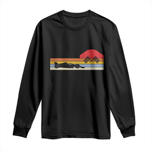 Racing Car Retro Style Vintage Long Sleeve Shirt TS14 Black Print Your Wear