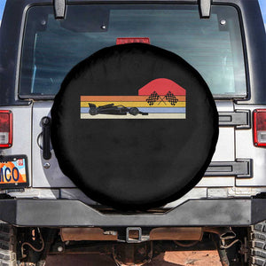 Racing Car Retro Style Vintage Spare Tire Cover TS14 No hole Black Print Your Wear