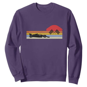 Racing Car Retro Style Vintage Sweatshirt TS14 Purple Print Your Wear