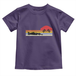 Racing Car Retro Style Vintage Toddler T Shirt TS14 Purple Print Your Wear