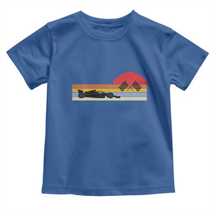 Racing Car Retro Style Vintage Toddler T Shirt TS14 Royal Blue Print Your Wear