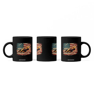 Racing Car Coffee Mug Patriotic American Flag Race TS14 Print Your Wear