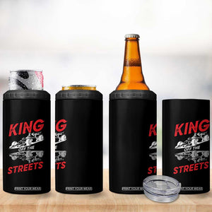 Racing Car 4 in 1 Can Cooler Tumbler King Of The Streets TS14 Print Your Wear