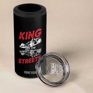 Racing Car 4 in 1 Can Cooler Tumbler King Of The Streets TS14 Print Your Wear