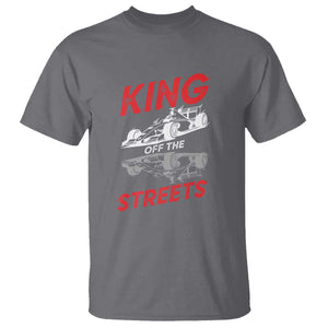 Racing Car T Shirt King Of The Streets TS14 Charcoal Print Your Wear
